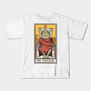 The Emperor Toad Tarot Kids T-Shirt